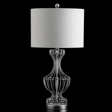 Honore 28" Metal Wire Frame LED Table Lamp - JONATHAN Y